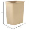 imageSuperio 45 Gallon Plastic Trash Can Waste Bin for Home Kitchen Office Bedroom Bathroom 18 Qt Beige25 Gallon