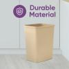 imageSuperio 45 Gallon Plastic Trash Can Waste Bin for Home Kitchen Office Bedroom Bathroom 18 Qt Beige45 Gallon