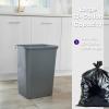 imageSuperio 45 Gallon Slim Plastic Trash Can  Medium Waste ampamp Recycle Bin Only for Under Desk Kitchen Cabinet Office Bedroom Bathroom Dorm Indoor ampamp Outdoor Use 18 Qt Grey4  Grey