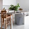imageSuperio 45 Gallon Slim Plastic Trash Can  Medium Waste ampamp Recycle Bin Only for Under Desk Kitchen Cabinet Office Bedroom Bathroom Dorm Indoor ampamp Outdoor Use 18 Qt Grey4  Grey