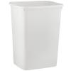imageSuperio 45 Gallon Slim Plastic Trash Can  Medium Waste ampamp Recycle Bin Only for Under Desk Kitchen Cabinet Office Bedroom Bathroom Dorm Indoor ampamp Outdoor Use 18 Qt GreyWhite