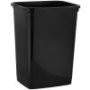 imageSuperio 45 Gallon Slim Plastic Trash Can  Medium Waste ampamp Recycle Bin Only for Under Desk Kitchen Cabinet Office Bedroom Bathroom Dorm Indoor ampamp Outdoor Use 18 Qt GreyBlack
