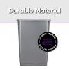 imageSuperio 45 Gallon Slim Plastic Trash Can  Medium Waste ampamp Recycle Bin Only for Under Desk Kitchen Cabinet Office Bedroom Bathroom Dorm Indoor ampamp Outdoor Use 18 Qt Grey4  Grey