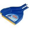 imageSuperio ClipOn Dustpan  Heavy Duty Blue Plastic Easy Grip Clip On Dust Pan with Rubber Edge Detailed Sweeping Debris Fits Standard Brooms Home ampamp Commercial Dusting ampamp Cleaning Tool 1Blue
