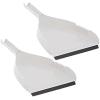 imageSuperio ClipOn Dustpan  Heavy Duty Blue Plastic Easy Grip Clip On Dust Pan with Rubber Edge Detailed Sweeping Debris Fits Standard Brooms Home ampamp Commercial Dusting ampamp Cleaning Tool 1White