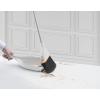 imageSuperio ClipOn Dustpan  Heavy Duty Blue Plastic Easy Grip Clip On Dust Pan with Rubber Edge Detailed Sweeping Debris Fits Standard Brooms Home ampamp Commercial Dusting ampamp Cleaning Tool 1White