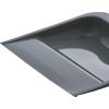 imageSuperio ClipOn Dustpan with Rubber Lip  10inch Wide Durable Plastic Dust Pan with Comfort Grip Handle Plastic Dustpan GreyGray