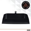 imageSuperio ClipOn Dustpan with Rubber Lip  10inch Wide Durable Plastic Dust Pan with Comfort Grip Handle Stepon Dustpan BlackBlack