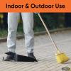 imageSuperio ClipOn Dustpan with Rubber Lip  10inch Wide Durable Plastic Dust Pan with Comfort Grip Handle Stepon Dustpan BlackBlack