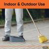imageSuperio ClipOn Dustpan with Rubber Lip  10inch Wide Durable Plastic Dust Pan with Comfort Grip Handle Stepon Dustpan BlackGray