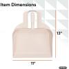 imageSuperio ClipOn Dustpan with Rubber Lip  10inch Wide Durable Plastic Dust Pan with Comfort Grip Handle Stepon Dustpan BlackWhite