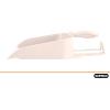imageSuperio ClipOn Dustpan with Rubber Lip  10inch Wide Durable Plastic Dust Pan with Comfort Grip Handle Stepon Dustpan BlackWhite