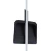 imageSuperio ClipOn Dustpan with Rubber Lip  10inch Wide Durable Plastic Dust Pan with Comfort Grip Handle White 1PackBlack