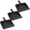 imageSuperio ClipOn Dustpan with Rubber Lip  10inch Wide Durable Plastic Dust Pan with Comfort Grip Handle White 1PackBlack