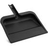 imageSuperio ClipOn Dustpan with Rubber Lip  10inch Wide Durable Plastic Dust Pan with Comfort Grip Handle White 1PackBlack