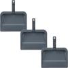 imageSuperio ClipOn Dustpan with Rubber Lip  10inch Wide Durable Plastic Dust Pan with Comfort Grip Handle White 1PackGray