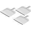 imageSuperio ClipOn Dustpan with Rubber Lip  10inch Wide Durable Plastic Dust Pan with Comfort Grip Handle White 1PackWhite