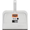 imageSuperio ClipOn Dustpan with Rubber Lip  10inch Wide Durable Plastic Dust Pan with Comfort Grip Handle White 1PackWhite