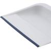 imageSuperio ClipOn Dustpan with Rubber Lip  10inch Wide Durable Plastic Dust Pan with Comfort Grip Handle White 1PackWhite