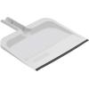 imageSuperio ClipOn Dustpan with Rubber Lip  10inch Wide Durable Plastic Dust Pan with Comfort Grip Handle White 1PackWhite