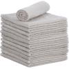imageSuperio Cotton Terry Washcloths Grey Towels 100 Cotton Cleaning Cloth 16quot Rags Wash Clothes for Body and Face Spa Towels Multi Purpose 24 12quotx12quot12