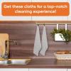 imageSuperio Cotton Terry Washcloths Grey Towels 100 Cotton Cleaning Cloth 16quot Rags Wash Clothes for Body and Face Spa Towels Multi Purpose 24 12quotx12quot12
