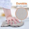 imageSuperio Cotton Terry Washcloths Grey Towels 100 Cotton Cleaning Cloth 16quot Rags Wash Clothes for Body and Face Spa Towels Multi Purpose 24 12quotx12quot6