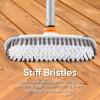 imageSuperio Deck Scrub Brush Head Heavy Duty Stiff Bristles Grout Scrubber with Scraper  Cleans Hot Tub Swimming Pool Granite Tiles Bathroom Patio Kitchen Wall and Deck Refill Brush HeadRefill Brush Head