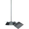 imageSuperio Design Broom Fancy Black and White Angle Broom Cute Splash Design Kitchen Broom with Safety Bumper 48quot Indoor and Outdoor Sweeping ToolDark Grey