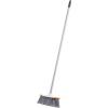 imageSuperio Design Broom Fancy Black and White Angle Broom Cute Splash Design Kitchen Broom with Safety Bumper 48quot Indoor and Outdoor Sweeping ToolGray