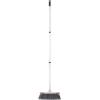 imageSuperio Design Broom Fancy Black and White Angle Broom Cute Splash Design Kitchen Broom with Safety Bumper 48quot Indoor and Outdoor Sweeping ToolGray