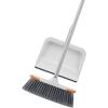 imageSuperio Design Broom Fancy Black and White Angle Broom Cute Splash Design Kitchen Broom with Safety Bumper 48quot Indoor and Outdoor Sweeping ToolGray
