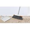imageSuperio Design Broom Fancy Black and White Angle Broom Cute Splash Design Kitchen Broom with Safety Bumper 48quot Indoor and Outdoor Sweeping ToolGray