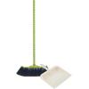imageSuperio Design Broom Fancy Black and White Angle Broom Cute Splash Design Kitchen Broom with Safety Bumper 48quot Indoor and Outdoor Sweeping ToolPolka Dot Design
