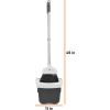 imageSuperio Duty Slim Upright Broom and Dustpan Set Grey 38 X 4 X 13Gray