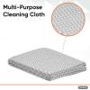 imageSuperio Handy Wipes For Kitchen  Grey Reusable MultiPurpose HeavyDuty Cleaning cloth for house Bathroom and office Disposable Dish Towel 30