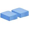 imageSuperio Handy Wipes For Kitchen MultiPurpose HeavyDuty Reusable Cleaning cloth for house Bathroom and office Disposable Dish Towel 15 GreyBlue