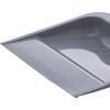 imageSuperio Heavy Duty Plastic Dustpan with Comfort Grip Handle Black Durable Lightweight Multi Surface Dust Pan Easy Broom Sweeping 10 inches Wide 3PackGray