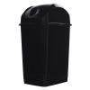 imageSuperio Kitchen Trash Can 13 Gallon with Swing Lid Plastic Tall Garbage Can Outdoor and Indoor Large 52 Qt Recycle Bin and Waste Basket for Home Office Garage Patio Restaraunt Black 1 Count9 Gallon