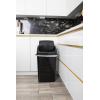 imageSuperio Kitchen Trash Can 13 Gallon with Swing Lid Plastic Tall Garbage Can Outdoor and Indoor Large 52 Qt Recycle Bin and Waste Basket for Home Office Garage Patio Restaraunt Black 1 Count13 Gallon