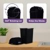 imageSuperio Kitchen Trash Can 13 Gallon with Swing Lid Plastic Tall Garbage Can Outdoor and Indoor Large 52 Qt Recycle Bin and Waste Basket for Home Office Garage Patio Restaraunt Black 1 Count25 Gallon