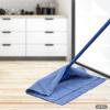 imageSuperio Microfiber Cleaning Cloth 2Pack Extra Large 20 x 30 inches Scratch Free Quick Dry Machine Washable MultiPurpose Towel for Floor Car Glass Kitchen BathroomBlue