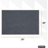imageSuperio Microfiber Cleaning Cloth 2Pack Extra Large 20 x 30 inches Scratch Free Quick Dry Machine Washable MultiPurpose Towel for Floor Car Glass Kitchen BathroomGrey