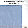 imageSuperio Microfiber Cleaning Cloth Highly Absorbent Cleaning Rags for House Kitchen BathroomCar 12quotx12quot 24 Pack Blue MultiPurpose StreakFree lintFree Towels