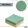 imageSuperio Microfiber Cleaning Cloth for Cars Kitchen Cleaning Rags for Housekeeping 16quot Absorbent Micro Fiber Towels for House Bathroom AllPurpose StreakFree lintFree Wash Cloths 4 YellowGreen
