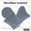 imageSuperio Microfiber Dusting Gloves for Plants Silver Polishing Gloves Reusable Scratch Free Miracle Mitt Washable Cleaning Car Wash Mitt1 Pack