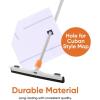 imageSuperio Microfiber Squeegee Mopping Towel Floor Cloth White Cloth for Cuban Style Mop Israeli Sponga Kitchen Bathroom Cleaning Tile Stone Wood Floor Washing Drying Towel 18quotx24quot 24 Pack20x20