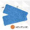 imageSuperio Microfiber mop for Hardwood Floor Cleaning Tile Floors Laminate Floors Wallsself Wringing Miracle Flat Mop Telescopic HandleBlue1 Refill