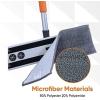 imageSuperio Miracle Mop Set Microfiber Flat Mop Wet and Dust Mop Best Mop for Vinyl Plank Hardwood Laminate Tile Flooring Wall with Aluminum Telescopic Handle and Velcro Microfiber Mop Pad Grey3 Dusting Pads