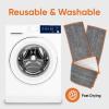 imageSuperio Miracle Mop Set Microfiber Flat Mop Wet and Dust Mop Best Mop for Vinyl Plank Hardwood Laminate Tile Flooring Wall with Aluminum Telescopic Handle and Velcro Microfiber Mop Pad Grey3 Mopping pads